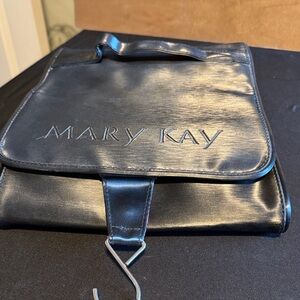 Mary Kay Black Foldable Cosmetic Organizer with Embossed Logo